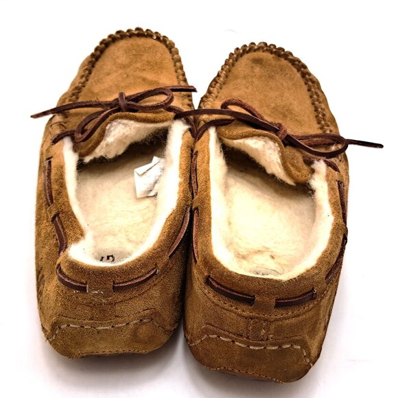 UGG Dakota Chestnut Suede Sheepskin Moccasin Women - Size 7 - Picture 2 of 14